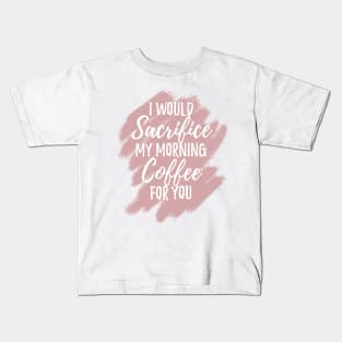 Coffee and Love Kids T-Shirt